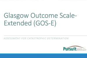 Glasgow Outcome Scale Extended